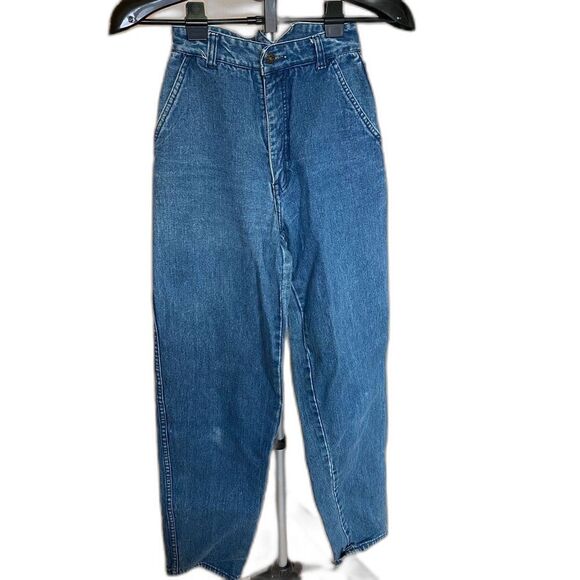 Vintage D.D. Sloane 80s 90s Mom Jean High Waist Grandma Core Womens Baggy Sz 7/8 - Picture 1 of 5